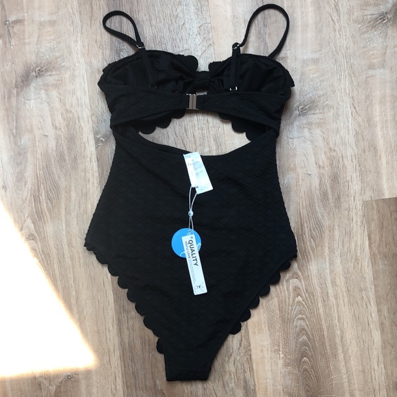 Cupshe Black One Piece NWT S - Picture 7 of 8
